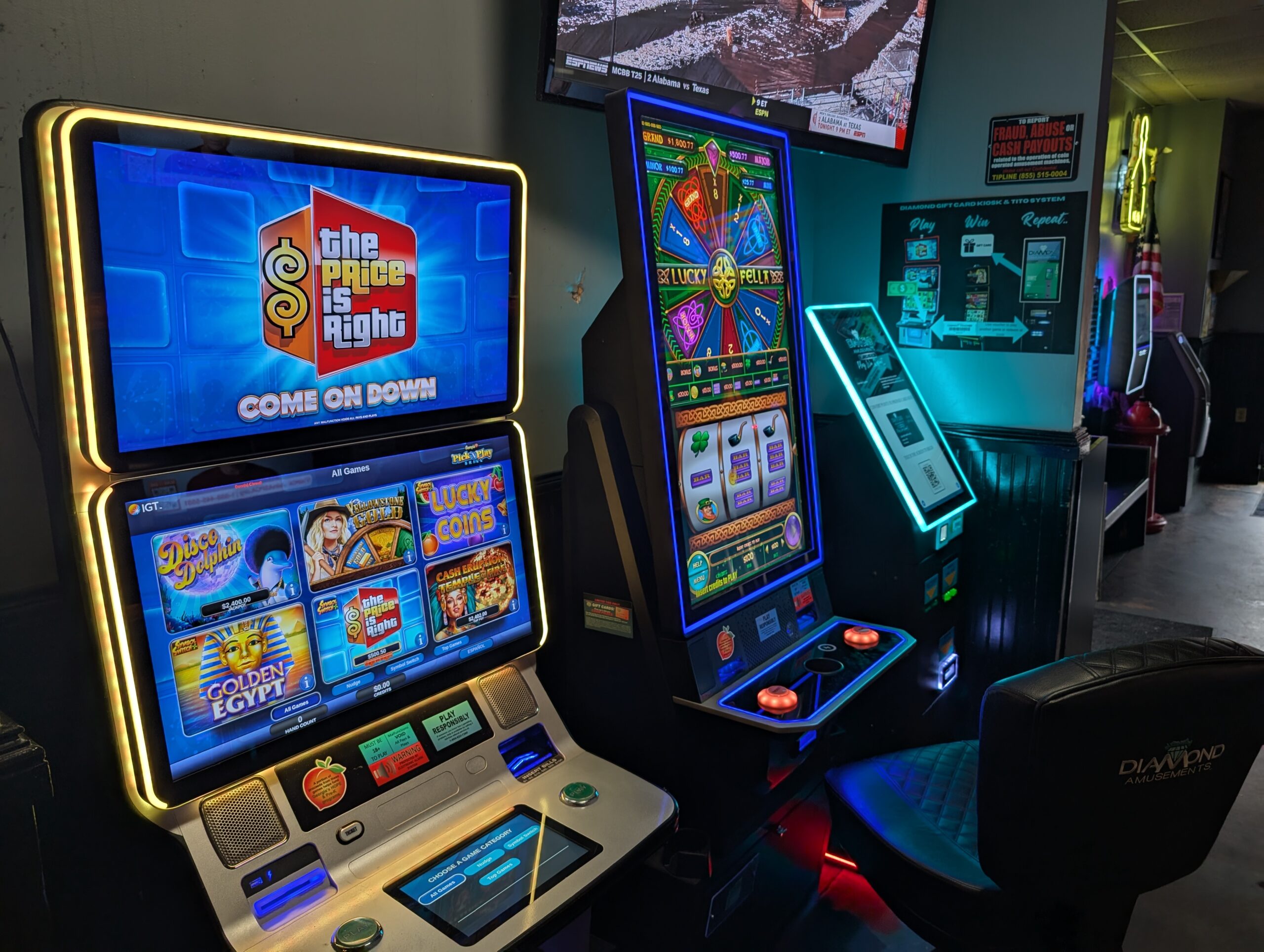 Gift Card Kiosk in Bar